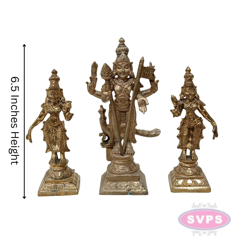 Panchalogam Murugan Valli Deivanai Handmade