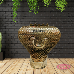 Brass Nagabharanam Statue | Multi Head Cobra Idol | Temple Decor