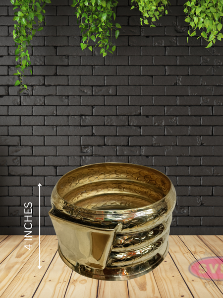 Nagabharanam Brass Idol for Home Temple | Spiritual Decor Piece