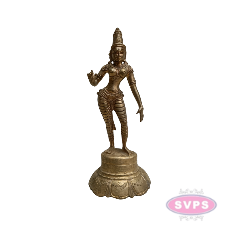 Antique Finish Panchalogham Shiva Nataraja & Sivakami Idol Set