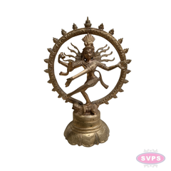 Panchalogham Natarajar Sivakami Idol Set for Spiritual Décor