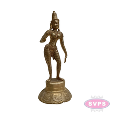 Handcrafted Panchalogham Sivakami Goddess Statue – 8 Inches