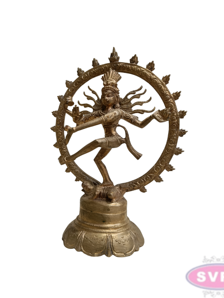 Antique Finish Panchaloha Natarajar Dancing Shiva Sculpture
