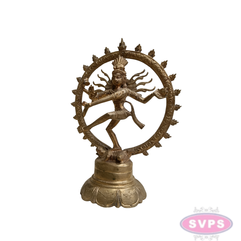 Antique Finish Panchaloha Natarajar Dancing Shiva Sculpture