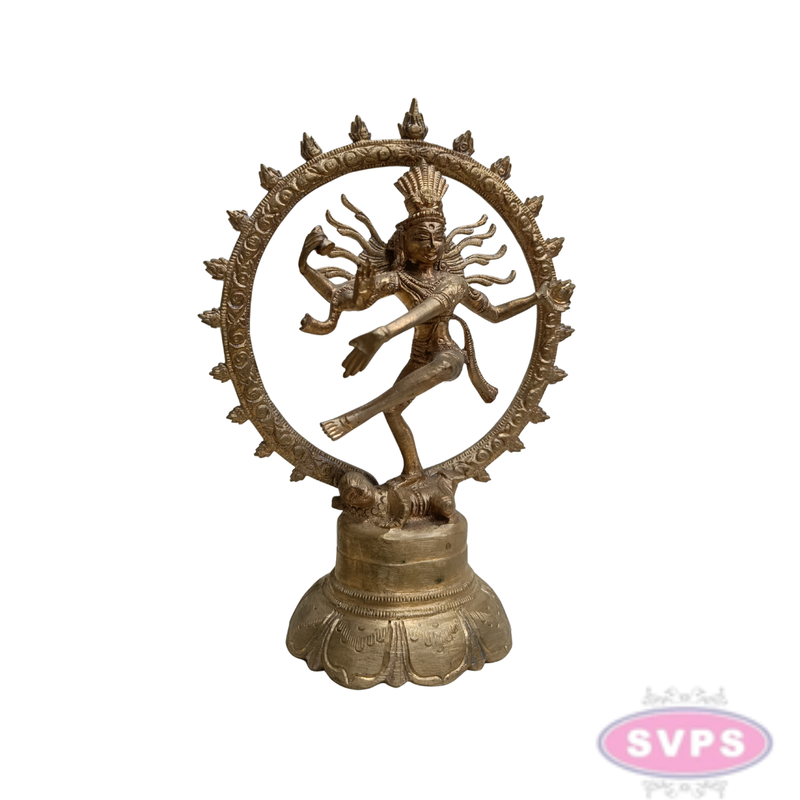 Antique Finish Panchaloha Natarajar Dancing Shiva Sculpture