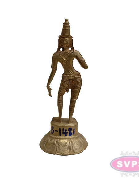 Handcrafted Panchalogham Sivakami Goddess Statue – 8 Inches