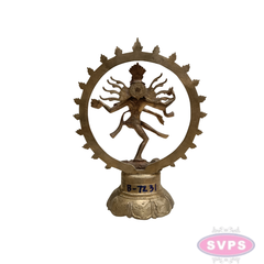 Antique Finish Panchaloha Natarajar Dancing Shiva Sculpture