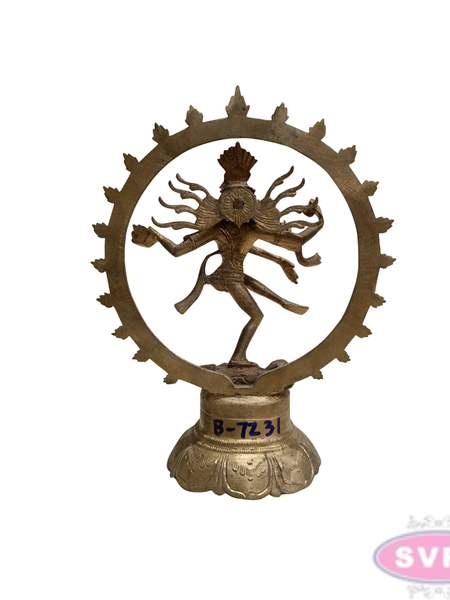Antique Finish Panchaloha Natarajar Dancing Shiva Sculpture