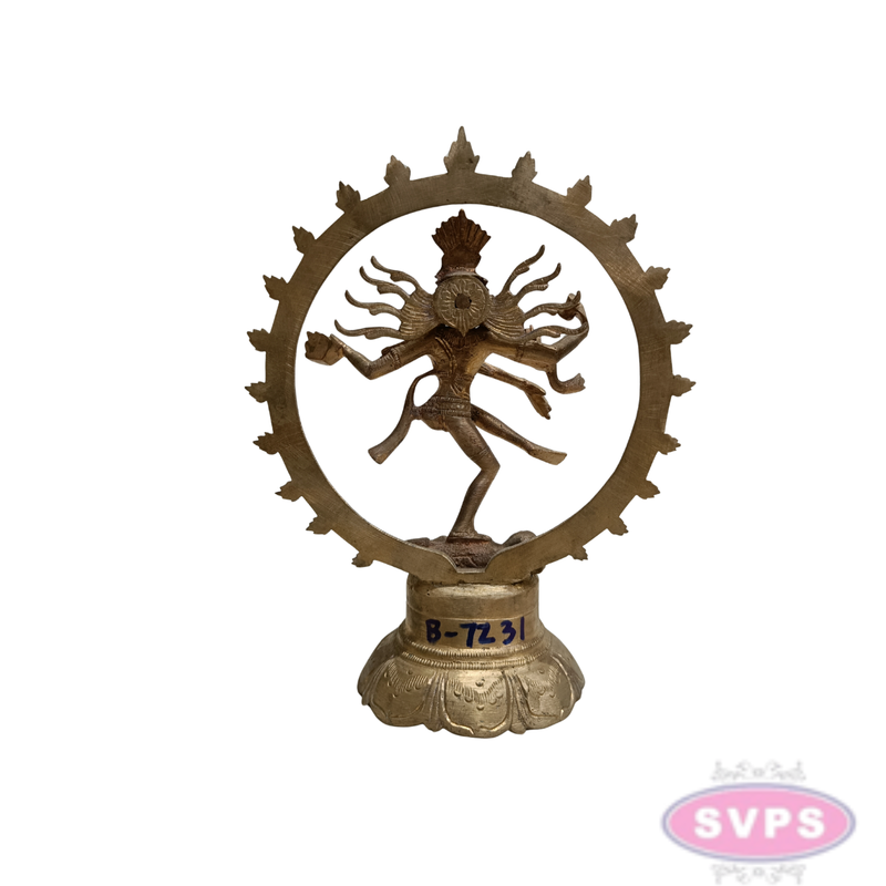 Antique Finish Panchaloha Natarajar Dancing Shiva Sculpture