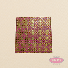 Pink Floral Design Pooja Manai – Decorative Gold Finish Mandir Chowki for God Idols