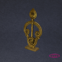 Brass Om Vel Idol Stand – Spiritual Decor for Home & Office