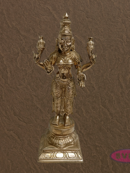 10 Inch Panchaloha Mahalakshmi Statue – Auspicious Gift Item