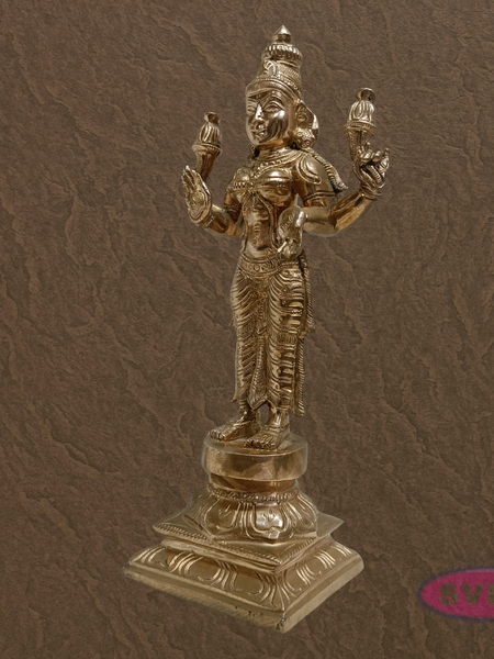 10 Inch Panchaloha Mahalakshmi Statue – Auspicious Gift Item