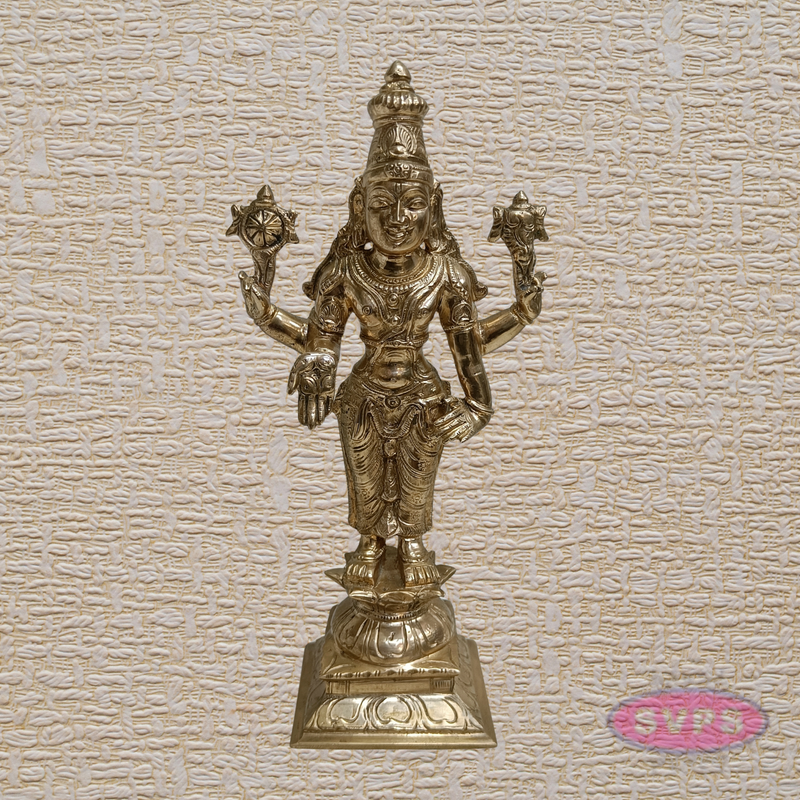 Panchalogha Sri Perumal Idol – Traditional Standing Vishnu Statue