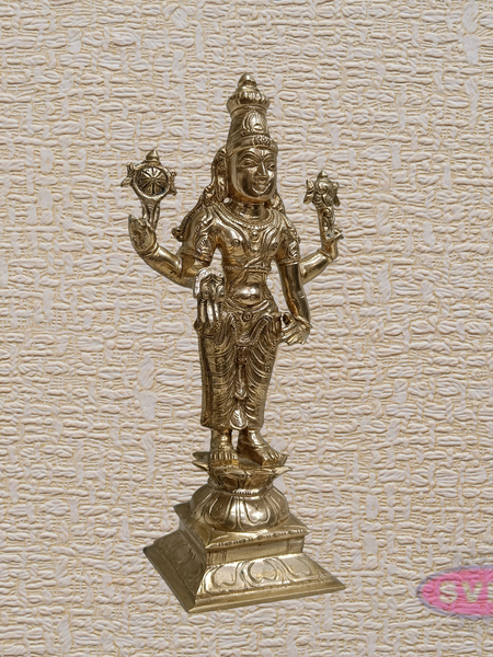 Panchalogha Sri Perumal Idol – Traditional Standing Vishnu Statue