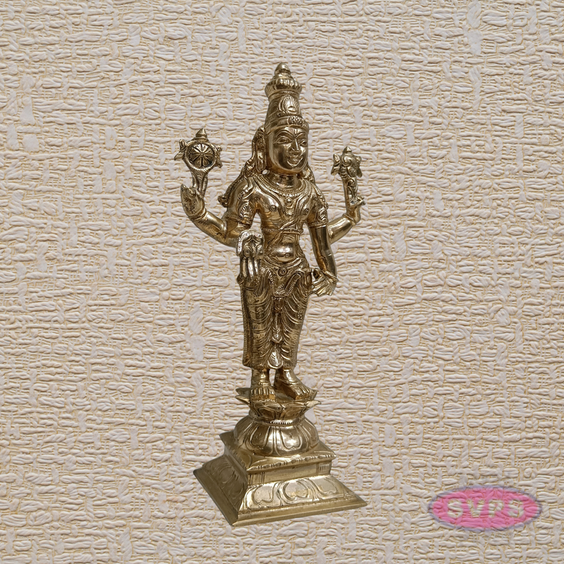 Panchalogha Sri Perumal Idol – Traditional Standing Vishnu Statue