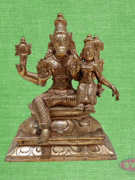 Panchaloha Lakshmi Hayagriva Idol -4.5 Inches