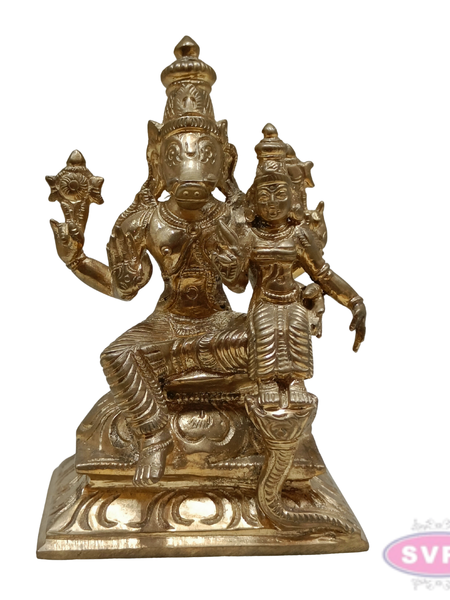 Panchaloha Lakshmi Varahar Idol - 5 Inches