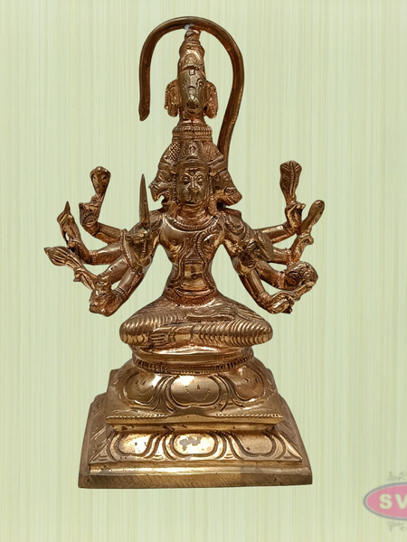 Handcrafted Panchamukhi Hanuman Panchaloha  Statue
