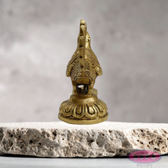 Brass Peacock Deepam for Home Temple & Festive Decor