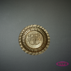 Brass Perumal Padam with Plate Set | Hindu Pooja Item | Home Temple Decor