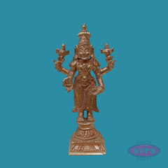Handmade Panchalogam  Thirupathi Perumal Statue- 4 Inches