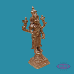 Handmade Panchalogam  Thirupathi Perumal Statue- 4 Inches