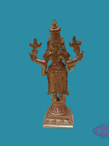 Handmade Panchalogam  Thirupathi Perumal Statue- 4 Inches