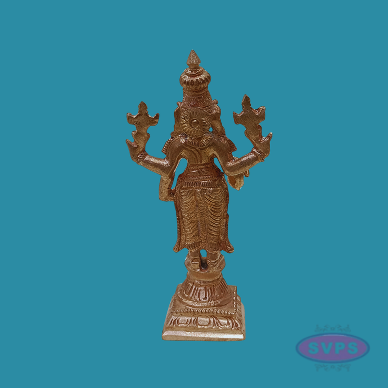 Handmade Panchalogam  Thirupathi Perumal Statue- 4 Inches
