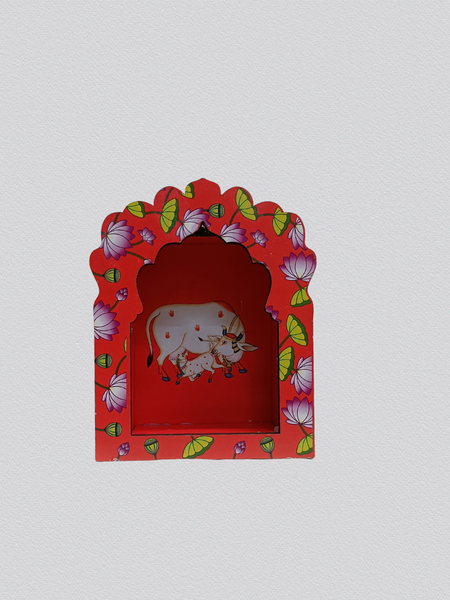 Wooden Decorative Pooja Stand for Sacred Spaces & Daily Rituals