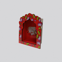 Wooden Decorative Pooja Stand for Sacred Spaces & Daily Rituals