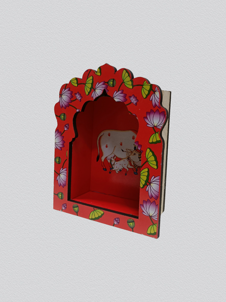 Wooden Decorative Pooja Stand for Sacred Spaces & Daily Rituals