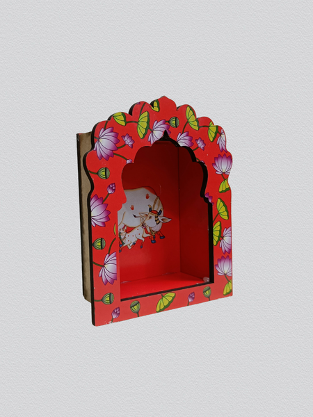 Wooden Decorative Pooja Stand for Sacred Spaces & Daily Rituals