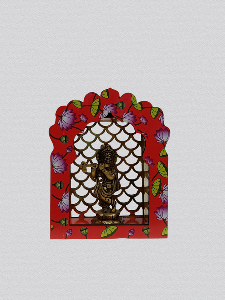 Wooden Decorative Idol Stand for Pooja Room & Sacred Spaces
