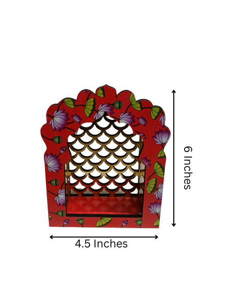 Wooden Decorative Idol Stand for Pooja Room & Sacred Spaces