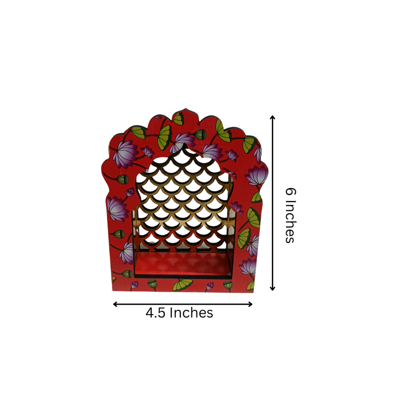 Wooden Decorative Idol Stand for Pooja Room & Sacred Spaces