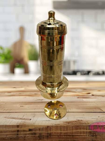 Traditional Solid Bronze Puttu Maker – Heavy Duty