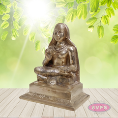 Panchaloha Raghavendra Swamy Idol – Traditional Guru Statue for Pooja