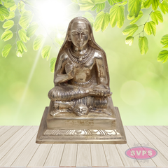 Panchaloha Raghavendra Swamy Idol – Traditional Guru Statue for Pooja