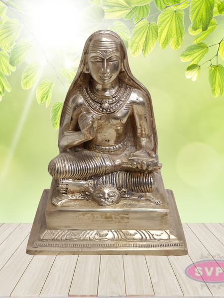 Panchaloha Raghavendra Swamy Idol – Traditional Guru Statue for Pooja