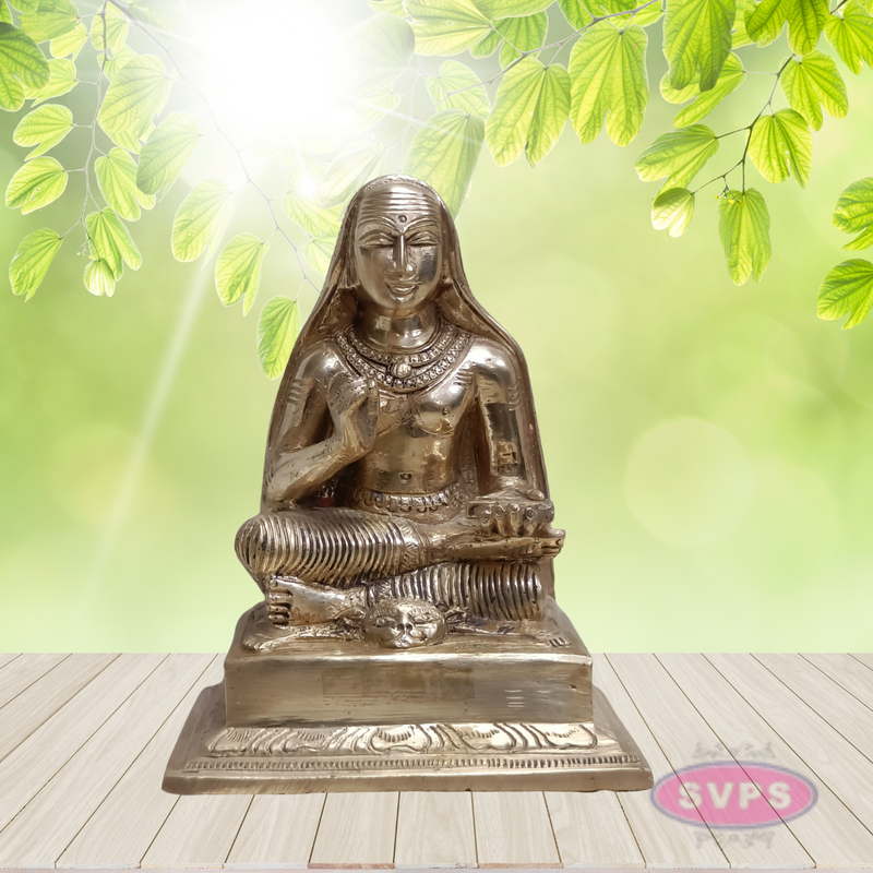 Panchaloha Raghavendra Swamy Idol – Traditional Guru Statue for Pooja