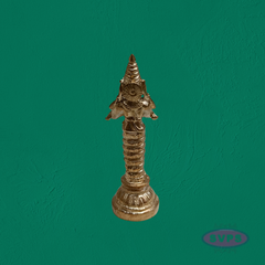 Handcrafted Panchalogha Rahu Ketu Idol Set – Navagraha Devata Statues