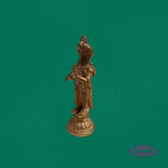 Handcrafted Panchalogha Rahu Ketu Idol Set – Navagraha Devata Statues