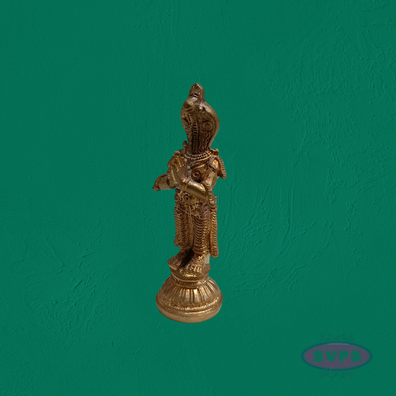 Handcrafted Panchalogha Rahu Ketu Idol Set – Navagraha Devata Statues