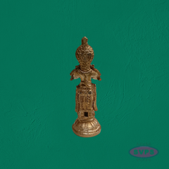 Handcrafted Panchalogha Rahu Ketu Idol Set – Navagraha Devata Statues