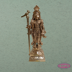 Panchalogham Raja Alangaram Lord Murugan Idol with Vel – 12 Inch