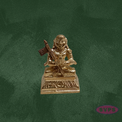 Handcrafted Panchalogha Ramanujar Idol – Seated Acharya with Danda
