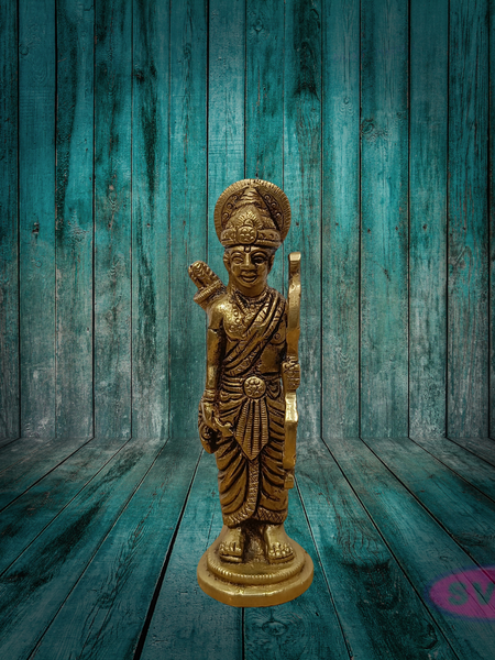 Brass Ram Darbar Idol Set – Auspicious Gift for Housewarming & Festivals