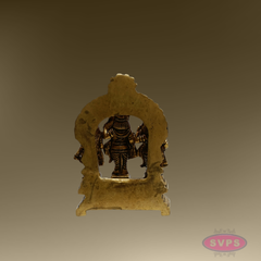 Rama Parivar Brass Idol – Sita, Lakshmana & Hanuman with Prabhavali Arch for Pooja