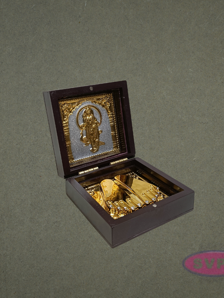 Lord Lakshmi Murugan Paduka Box – Decorative Pooja Gift Box